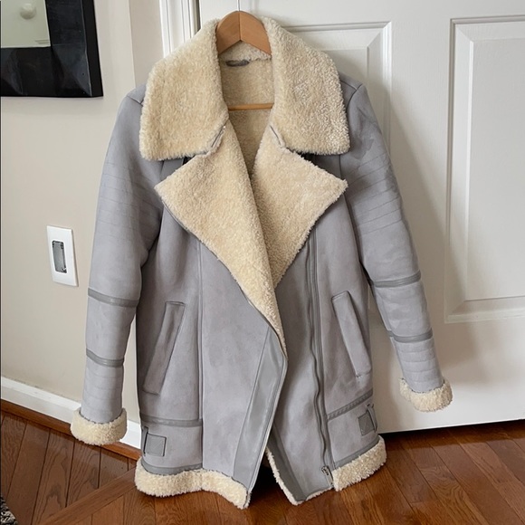 Zara Jackets & Blazers - Zara Faux Shearling Jacket